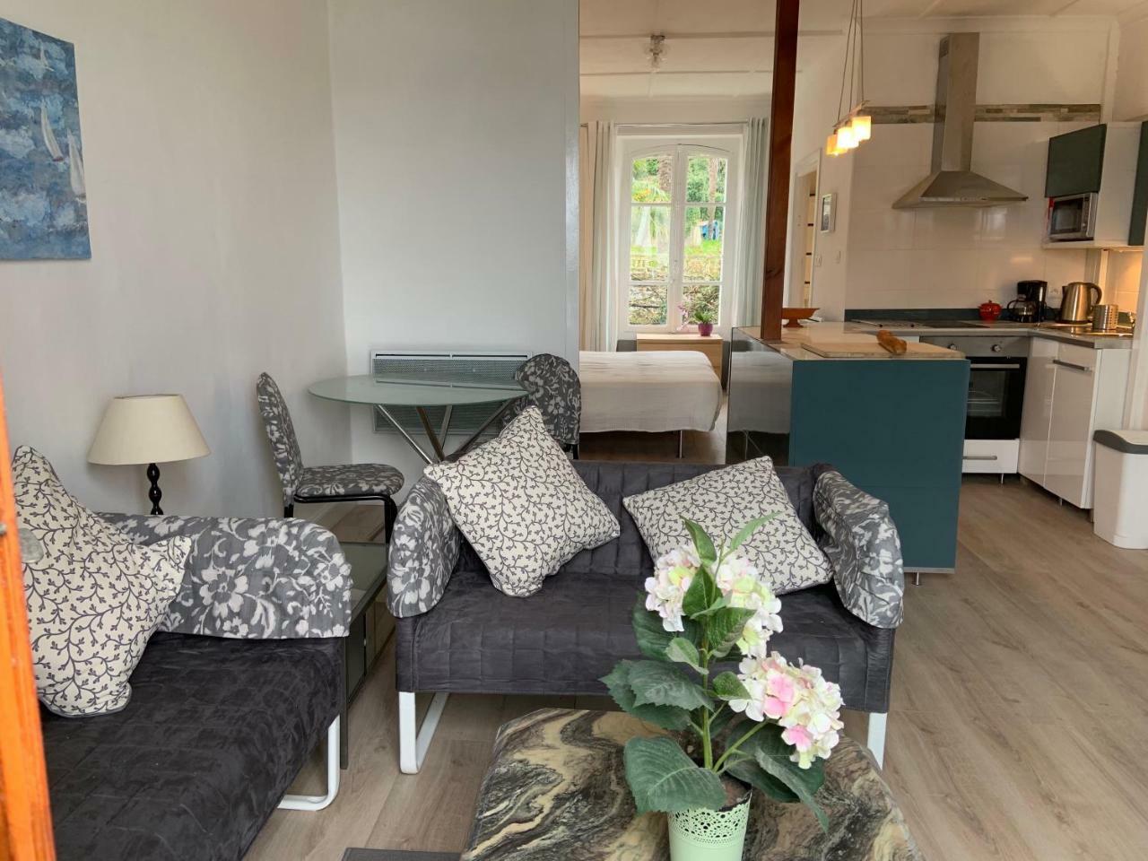 St Guenole' Studio Apartment Landévennec エクステリア 写真